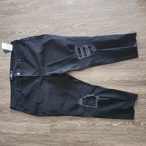 Ultea High-Rise Vintage Straight Black Hollister Jeans